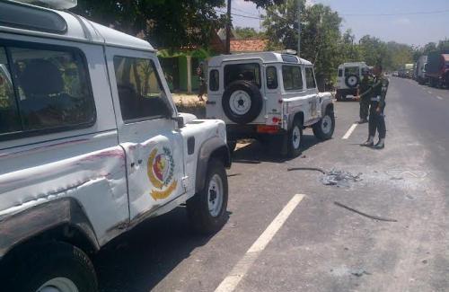 Mobil Pengawal Presiden Kecelakaan Beruntun di Tuban