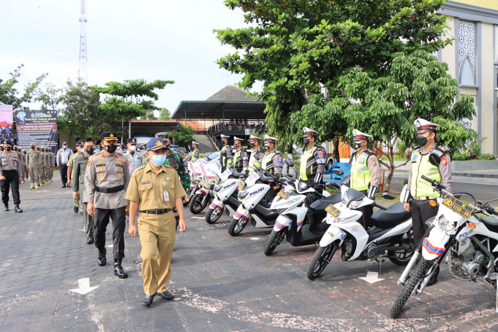 Waspada Omicron, Forkopimda Tuban Gelar Apel Pamor Keris