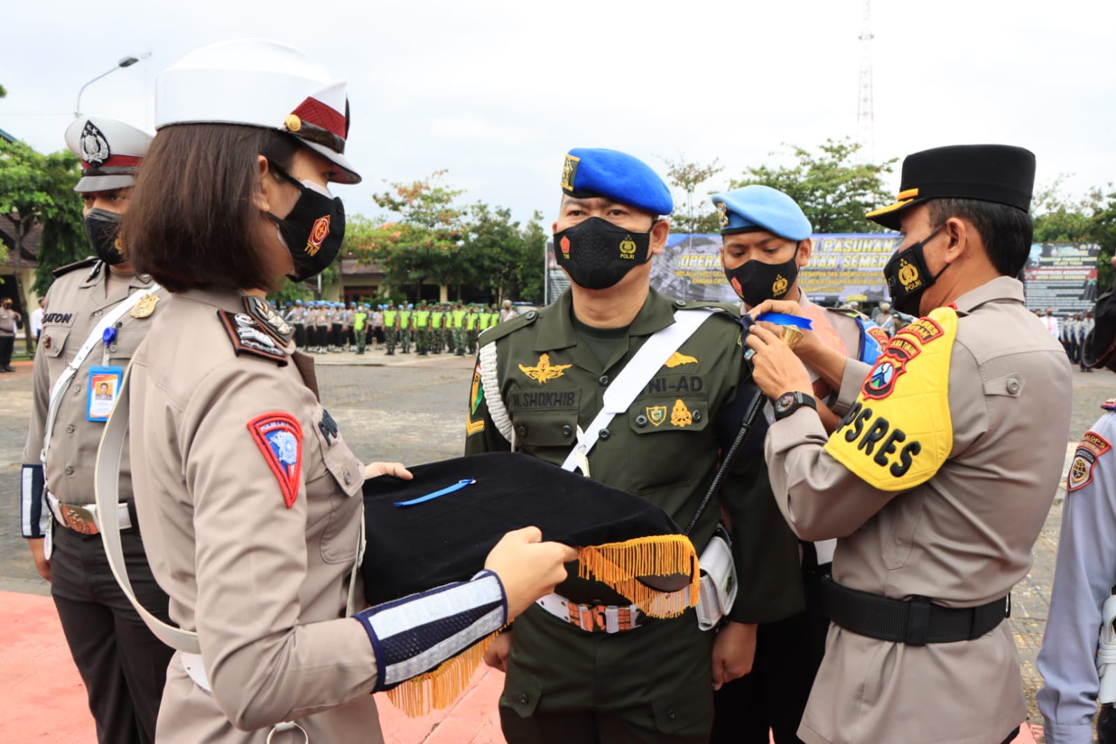 Jelang Ramadhan, Polres Tuban Laksanakan Apel Gelar Operasi Keselamatan Semeru 2022