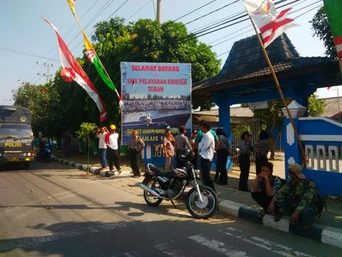 SMK Pelayaran Tuban Diserang Puluhan Pelajar 